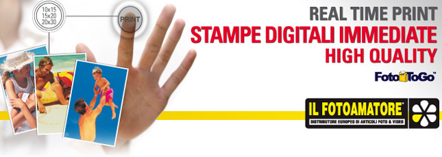 Stampe digitali immediate High Quality con FotoToGo - 10x15 cm, 15x20 cm, 20x30 cm, masterizzazione CD/DVD, fototessere