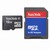 SANDISK MICRO SDHC 16.0 GB + ADATT.