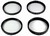 B.I.G. KIT LENTI +1 + 2 + 4 + CLOSE UP 58MM.