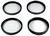 B.I.G. KIT LENTI +1 + 2 + 4 + CLOSE UP 77MM.