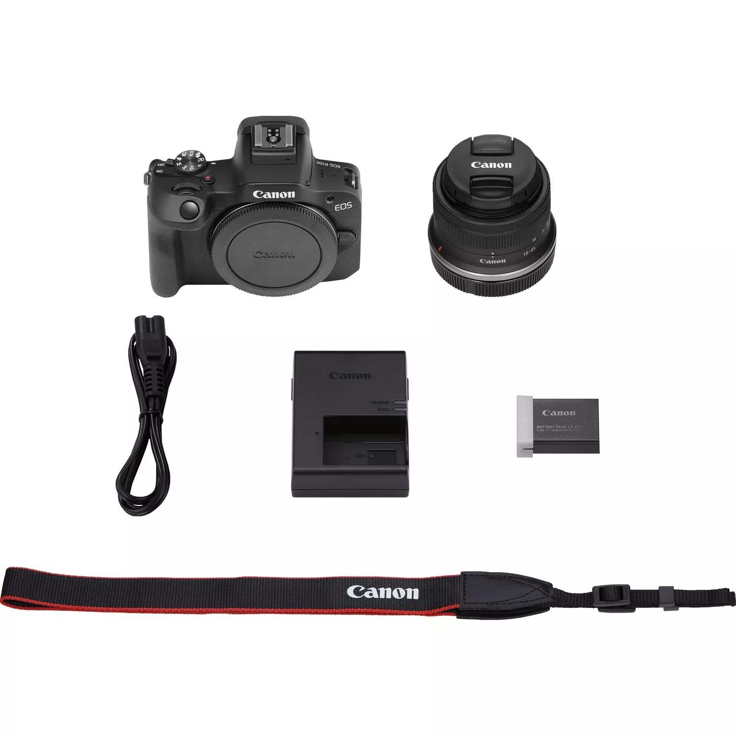 CANON EOS R100 BLACK + RF-S 18-45 IS STM