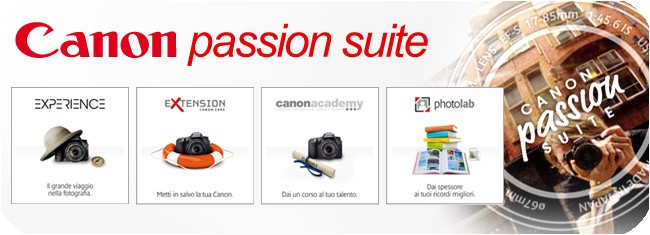Scopri i servizi Canon Passion Suite