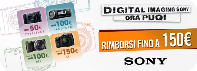 Promozione rimborso Sony 