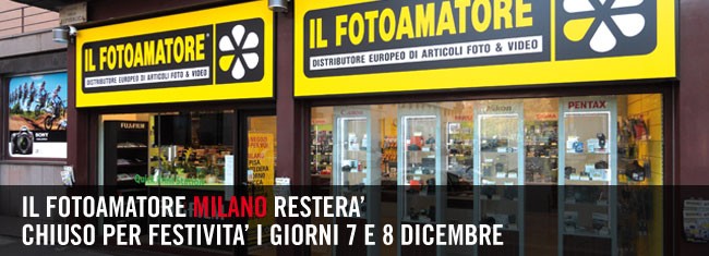 Chiusura negozi per festivit Sant'Ambrogio e 8 Dicembre