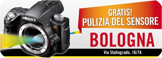 ILFOTOAMATORE BOLOGNA: Sabato 17 Marzo  pulizia del sensore gratis