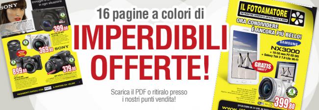 Nuovo volantino offerte ILFOTOAMATORE Ottobre 2014