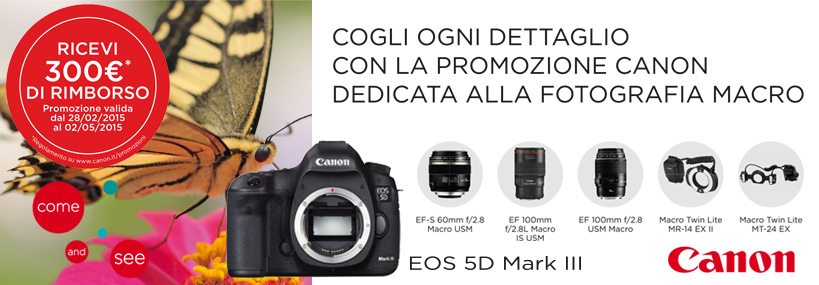 Promozione Canon Cashback