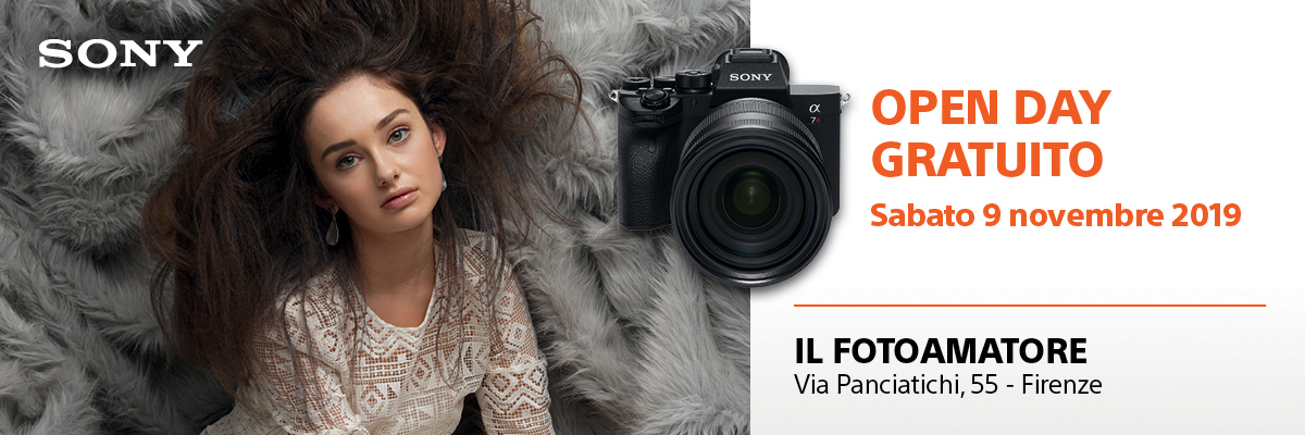 Sabato 9 Novembre Sony Open Day Firenze