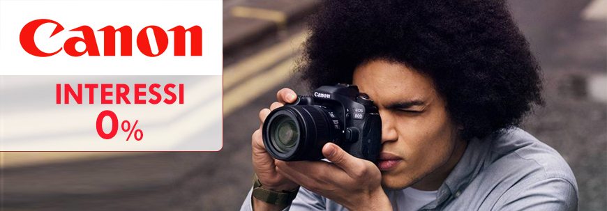 Canon Interessi Zero fino al 28 Febbraio 2019