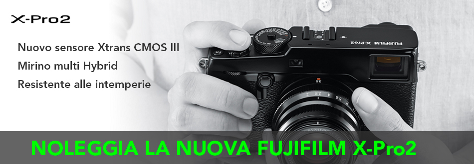 Noleggio Fujifilm X-Pro2