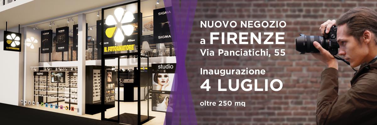 Nuovo punto vendita ILFOTOAMATORE Firenze