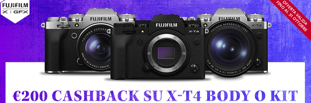 Fujifilm X-T4 Cashback