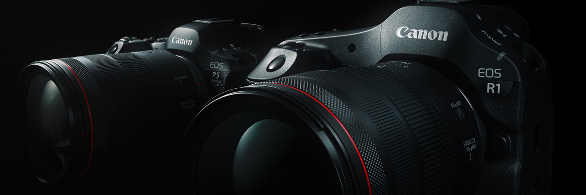Nuove fotocamere mirrorless Canon EOS R1 e Canon EOS R5 Mark II