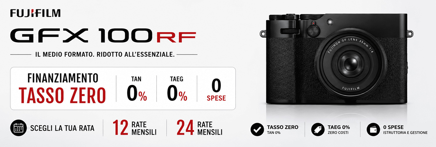 Promozione Tasso Zero Fujifilm GFX