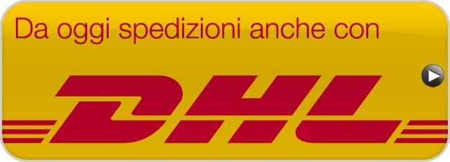 Da oggi spedizioni anche con corriere DHL