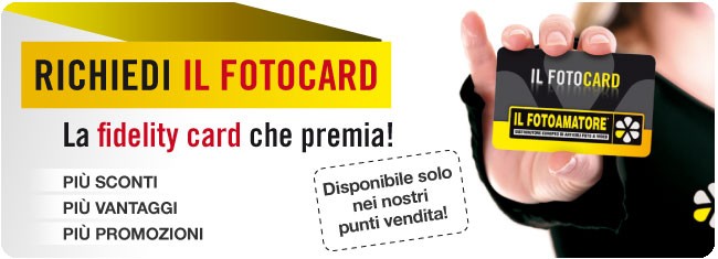 ILFOTOCARD: la carta fedelt ILFOTOAMATORE