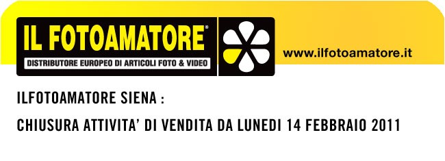 ILFOTOAMATORE Siena: chiusura attivit dal 14 Febbraio