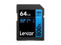 LEXAR SDXC CARD 64GB UHS-I 800X 120MB/S