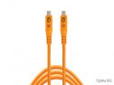 TETHER TOOLS 10G CAVO USB/C ORANGE 4,6MT DRITTO