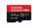 SANDISK MICRO SDXC EXTREME PRO 64GB 200MB/SEC 4K