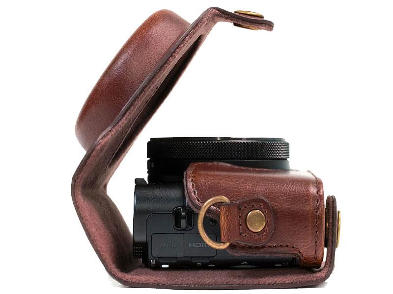 NOMILA BORSA FOR SONY LCS-RXG RX100/M3/M5/M7 BROWN