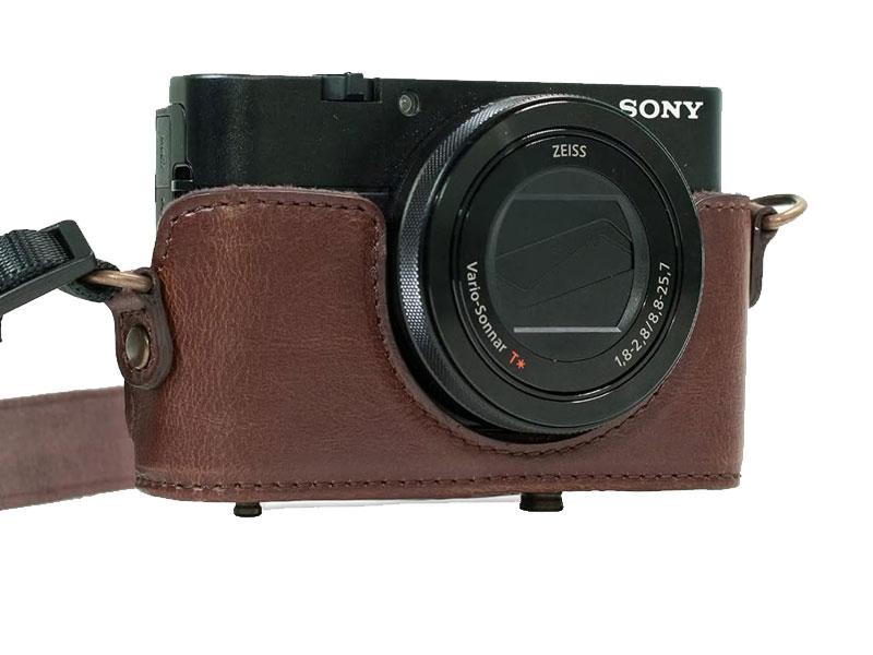 NOMILA BORSA FOR SONY LCS-RXG RX100/M3/M5/M7 BROWN
