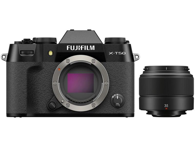 FUJIFILM X-T50 BLACK + XC 35/2