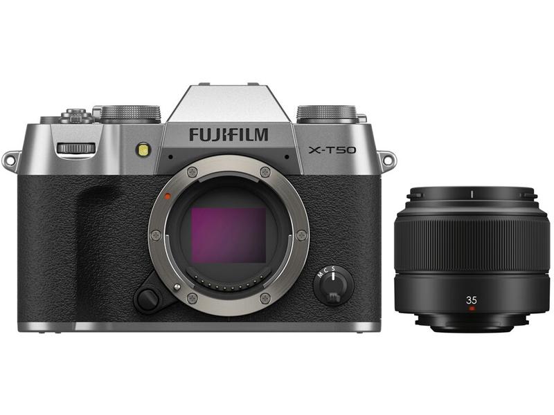 FUJIFILM X-T50 SILVER + XC 35/2