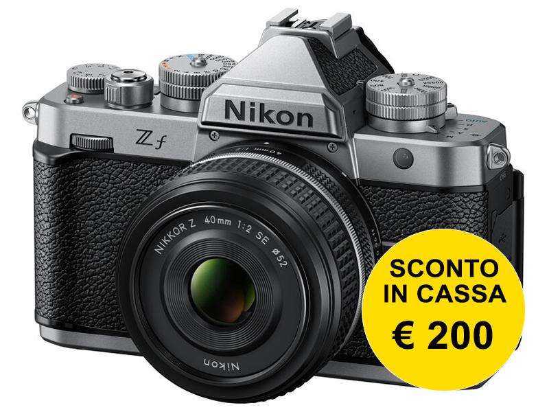 NIKON Z F SILVER + 40/2 SE + SD 128GB