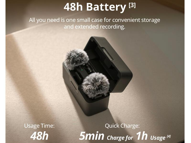 DJI MIC MINI 2 (2TX + 1 RX + CUSTODIA RICARICA)