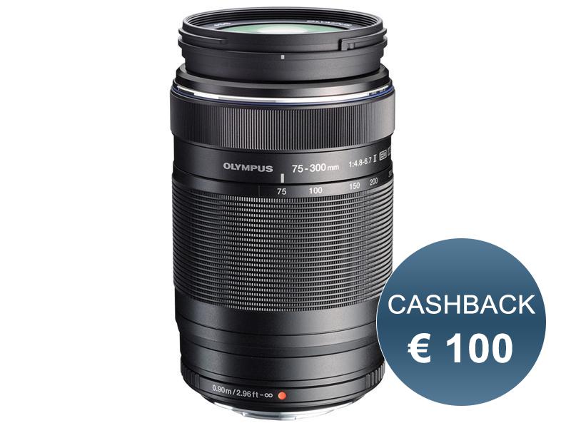 OM SYSTEM M.ZUIKO 75-300/4,8-6,7 II BLACK