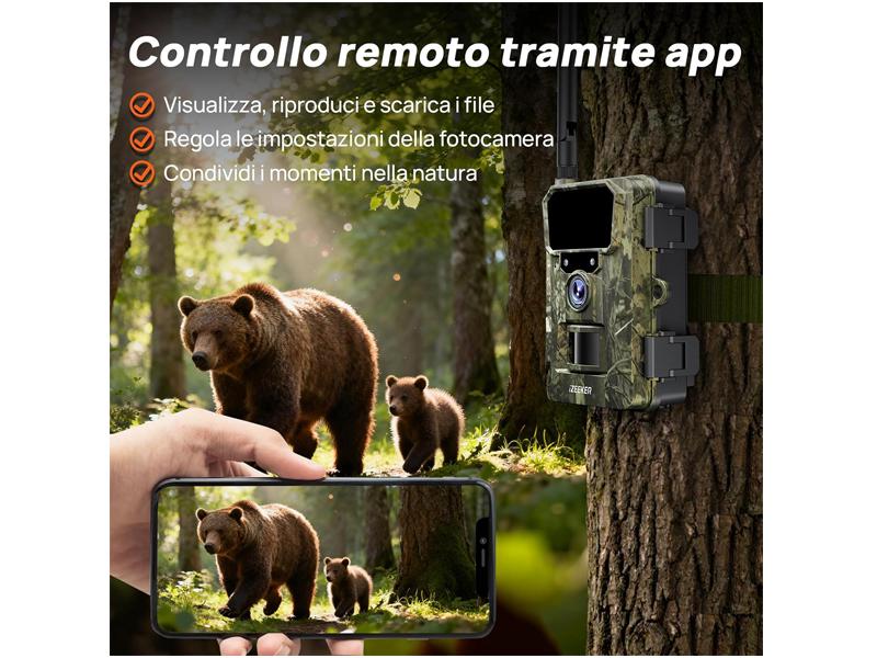 NOMILA IZK IG440 FOTOTRAPPOLA LTE + SD + P.SOLARE