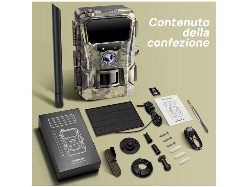 NOMILA IZK IG440 FOTOTRAPPOLA LTE + SD + P.SOLARE