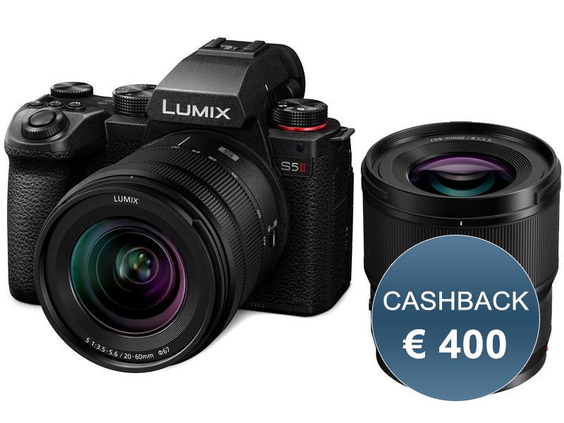 PANASONIC LUMIX S5II + 20-60/3,5-5,6 + 50/1,8 S