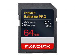 SANDISK SDXC 64GB UHS-I EXTREME PRO 4K 200MB/S