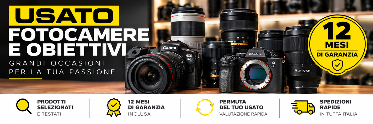fotocamere usate garanzia 1 anno