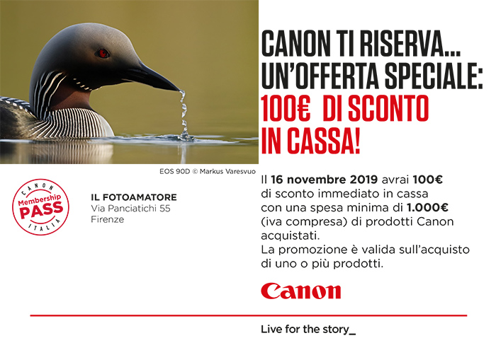 Canon Day Firenze- Extra sconti in arrivo