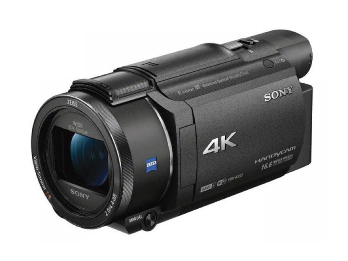 Sony FDR- AX53 Creator Kit con microfono Shotgun Sony ECM-CG60 e treppiede Joby Gorillapod