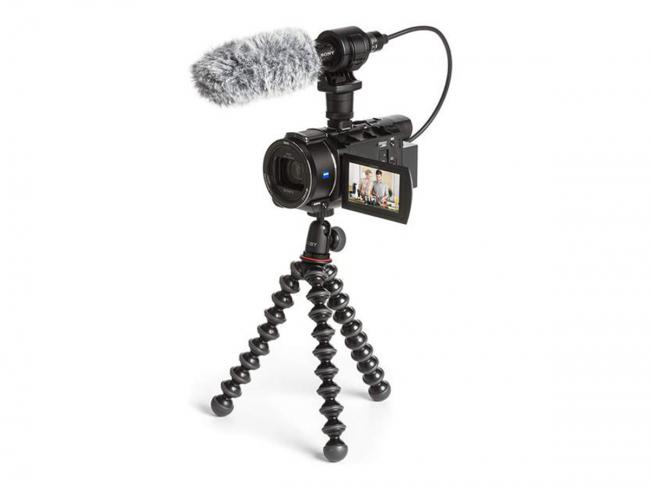 Sony FDR- AX53 Creator Kit con microfono Shotgun Sony ECM-CG60 e treppiede Joby Gorillapod